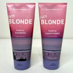 Beachwaver BRB Blonde (Dark Purple / Toning) Shampoo & Conditioner Set